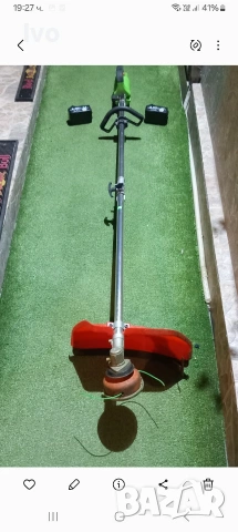 Тример за косене със две батерии