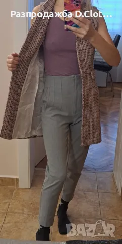 Zara XS букле -дълъг елек/Рокля/, снимка 5 - Рокли - 48676977