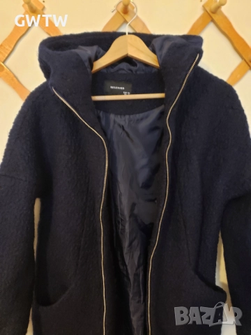 Reserved зимно яке тип палто, с качулка, снимка 2 - Якета - 52667501