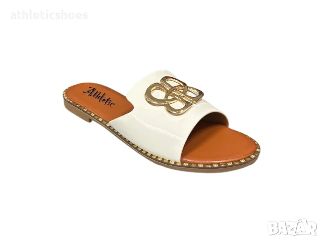 Дамски чехли на равна подметка в три цвята, снимка 4 - Чехли - 50515527