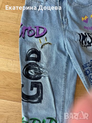 Светли дънки памук, снимка 5 - Дънки - 50116496