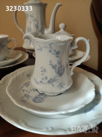 Порцеланов сервиз за чай и кафе Mitterteich Bavaria, снимка 5 - Антикварни и старинни предмети - 42880464