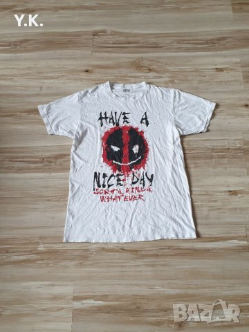 Оригинална мъжка тениска Marvel x Deadpool, снимка 1