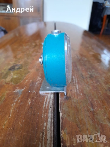 Настолен часовник,будилник СЛАВА,SLAVA #20, снимка 2 - Антикварни и старинни предмети - 53286205