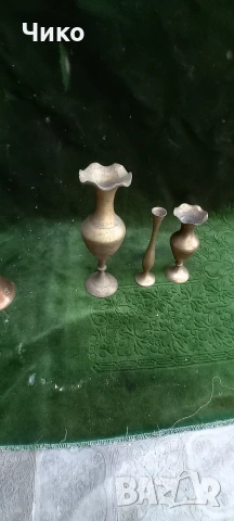 4бр медни и бронзови вази, снимка 5 - Антикварни и старинни предмети - 54115044