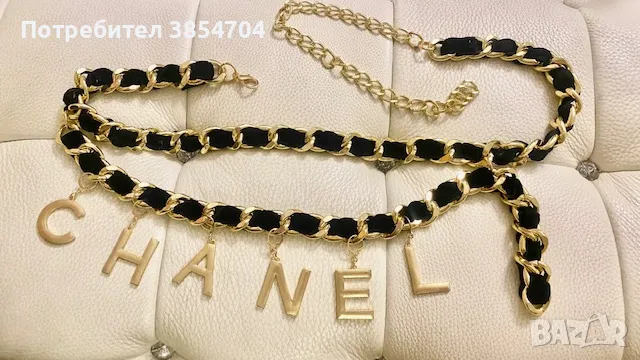 Колан Шанел*CHANEL belt, снимка 4 - Колани - 48146590