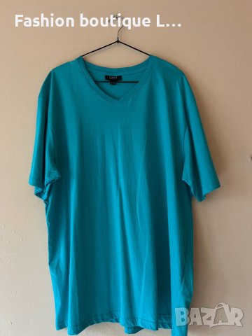Светло синя широка тениска XL размер 100% памук 🩵, снимка 1 - Тениски - 44326868