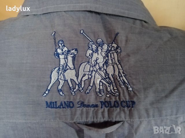 Milano Italy, Polo Cup, Оригинална, Размер XL. Код 1132, снимка 7 - Ризи - 29722097
