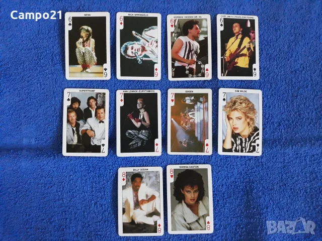 52 от 56 Dandy Rock 'n Bubble Cards 1986 г. + 44 от 54 Dandy Bubble Gum Euro Football Cards 1988 г., снимка 6 - Колекции - 56041630