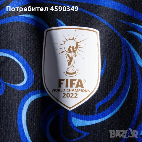 Футболна тениска на Argentina World Cup 2026 Away Jersey Fan Version - S размер, снимка 3 - Фен артикули - 56120264