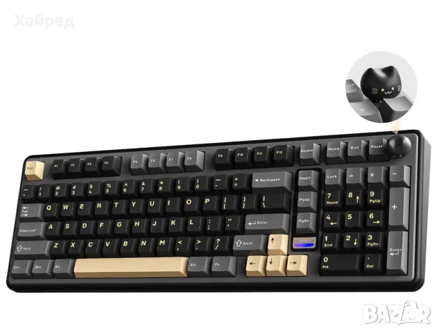 Нова механична клавиатура YUNZII B98 PRO – QMK/VIA, Tri-Mode, RGB, Hot-Swap