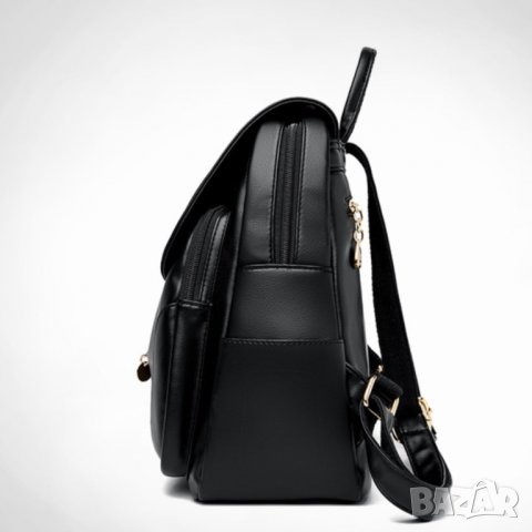 Дамска раница Lyan Black, снимка 7 - Раници - 40298506