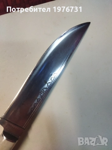 Нож на майстор ножар бай Добри от Варна., снимка 5 - Ножове - 53141820