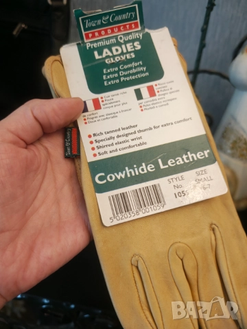 Дамски ръкавици естествена кожа, снимка 2 - Ръкавици - 51632509