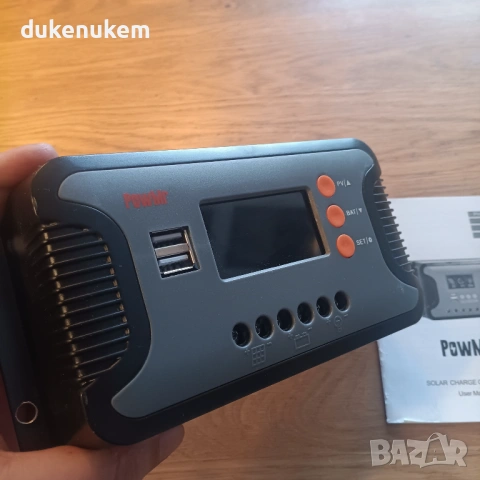 PWM соларен контролер 30A за 12V и 24V системи с LCD дисплей и USB портове, снимка 9 - Друга електроника - 53018972