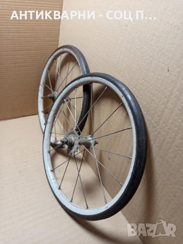 Комплект Стари Колела За Стари Велосипеди., снимка 5 - Антикварни и старинни предмети - 51571188