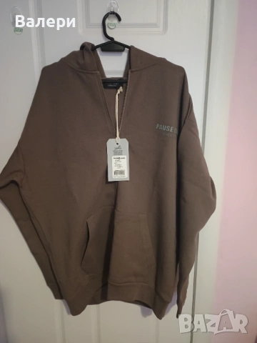 Суичър PAUSE "S" размер , снимка 7 - Суичъри - 54186142