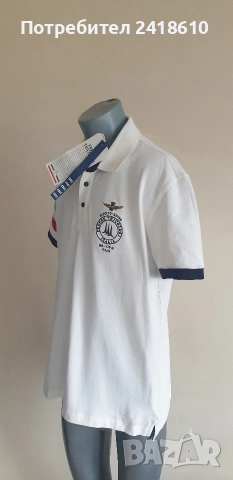 Aeronautica Militare Pique Cotton  Mens Size XL - 2XL НОВО! ОРИГИНАЛ! Мъжка Тениска!, снимка 5 - Тениски - 53904530