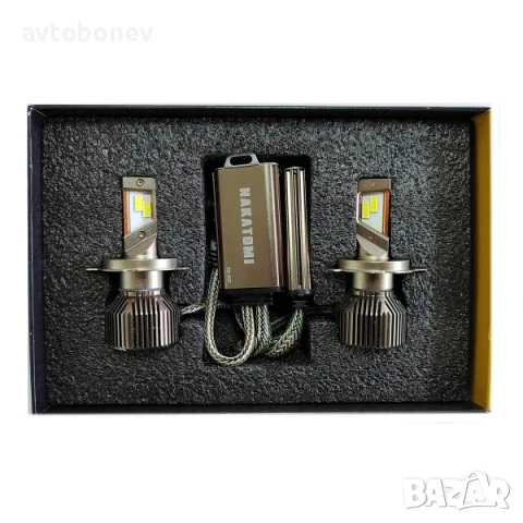LED системи NAKATOMI M5 - H1,H4,H7,H11,HB3/HB4/HIR2 - 12-24V/65W-Canbus, снимка 6 - Аксесоари и консумативи - 51177507