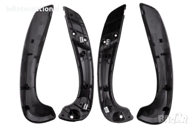 Вътрешни дръжки за предни врати, Renault, Megane 3, Fluence, Карбон, снимка 4 - Части - 55970469