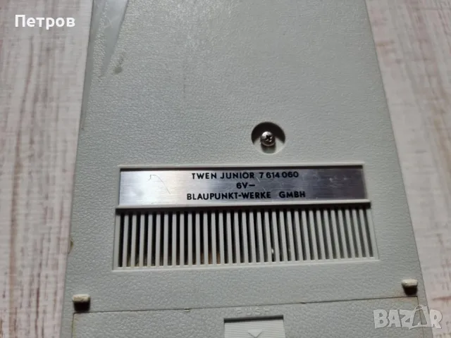 Ретро Касетофон Blaupunkt Twen Junior 1966 и микрофон Grundig, снимка 5 - Радиокасетофони, транзистори - 50328640