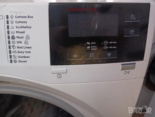 Комплект пералня и сушилня с термопомпа АЕГ Aeg 8кг А+++ 2 години гаранция!, снимка 12 - Перални - 52152435