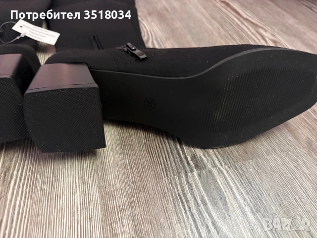 Дамски ботуши с ток , снимка 4 - Дамски ботуши - 53293118