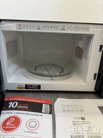 Микровълнова Печка/Фурна с Грил Bauknecht Cook 20 700W 20L Дигитална Черна!, снимка 5 - Микровълнови - 55741687