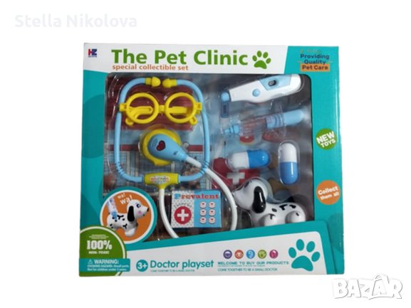 Играчка Ветеринарен Докторски комплект с куче