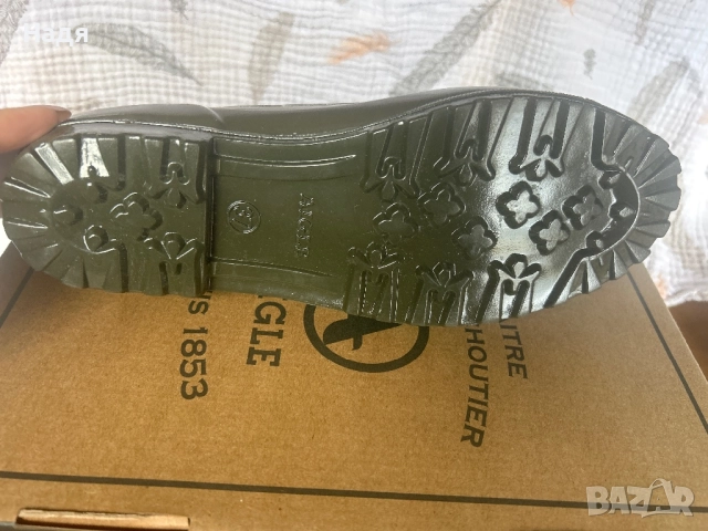 AIGLE мокасини , маслено зелени 37 размер, полиуретан, снимка 4 - Дамски ежедневни обувки - 52477736