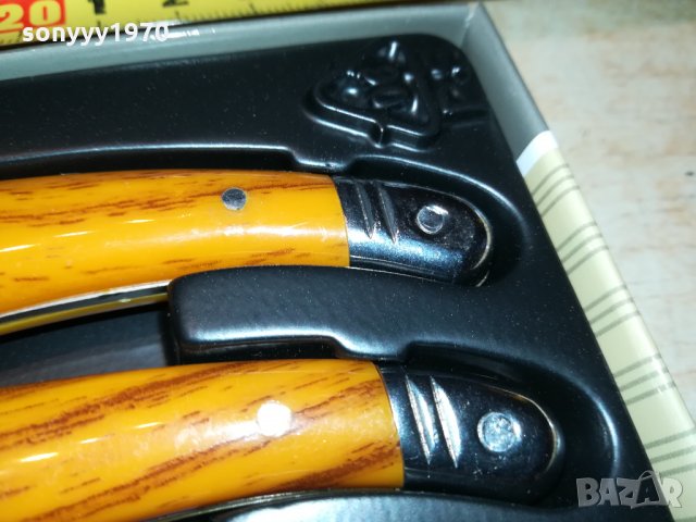 laguiole-france 6 кафяви ножа 0812210909, снимка 5 - Колекции - 35067464