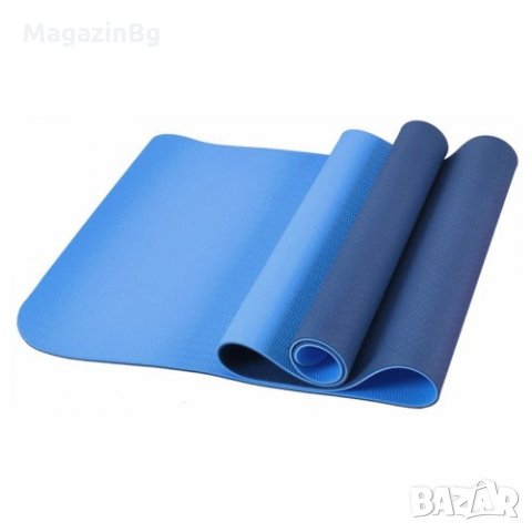 Постелка за йога MAX, 182х61х0.6 см, Изработена от TPE  нова Постелка за йога 182х61х0.6 см. Произве, снимка 2 - Йога - 29742420