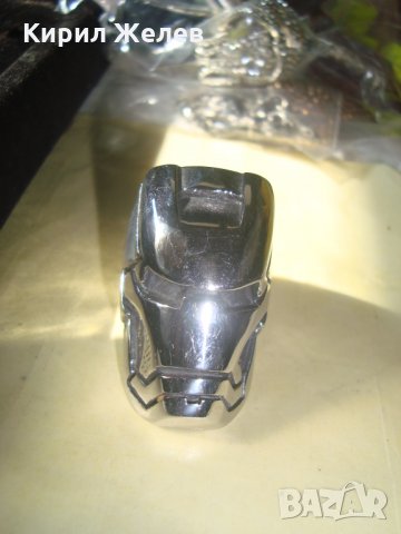 СТОМАНЕН ПРЪСТЕН ЖЕЛЕЗНИЯ ЧОВЕК НЕРЪЖДАЕМА СТОМАНА МОДЕН НОВ МАСИВЕН 25018, снимка 4 - Пръстени - 34561592