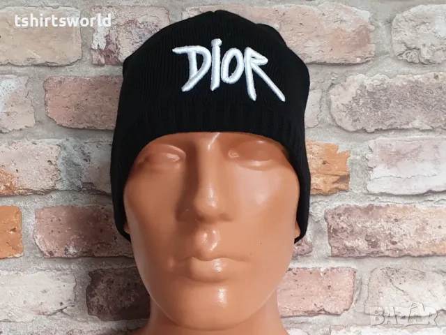 Нова зимна шапка DIOR, снимка 3 - Шапки - 47699550