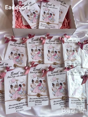 Гривни за моминско парти в кутии, снимка 6 - Декорация - 37566434