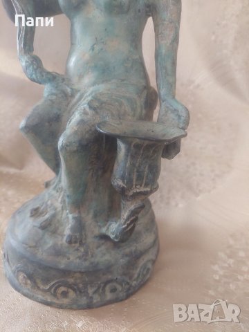 Бронзова италианска скулптура от 19-ти век, снимка 8 - Антикварни и старинни предмети - 39613016