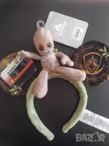 НОВА Оригинална Детска Диадема Groot / Грут - Marvel Disney, снимка 4 - Шноли, диадеми, ленти - 56522708