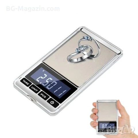Професионална бижутерска електронна везна 0.01 до 200г за злато бижута лекарства дигитален кантар, снимка 6 - Везни - 50929535
