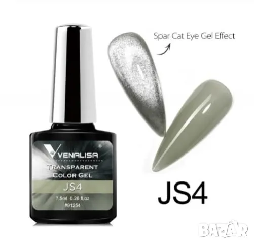  Venalisa Spar Cat Eye Magic / магнитен гел лак за нокти , снимка 7 - Продукти за маникюр - 29457345