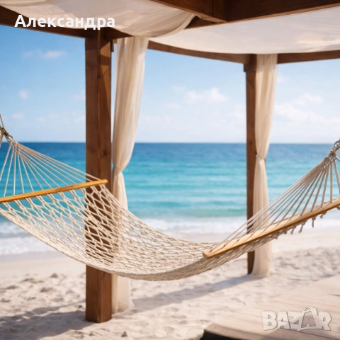 Въжен хамак - идеален кът за релакс