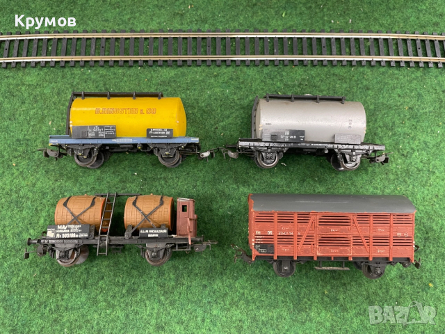 Вагон товарен цистерна пътнически 2-осен Пико HO 1:87 влак ЖП модел