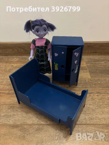 Кукла, легло и гардероб, снимка 3 - Кукли - 49027490