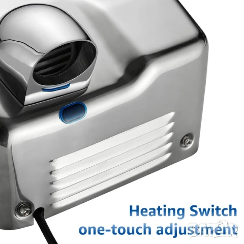 Сешоар за ръце, Modunful 2300W, Неръждаема стомана, снимка 6 - Обзавеждане за заведение - 50934893