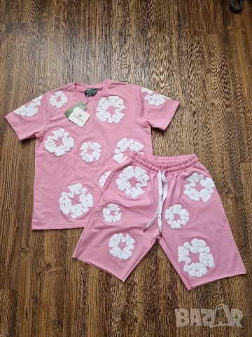 Мъжка тениска и къси шорти  екип DENIM TEARS Размери М, L , XL , 2XL 