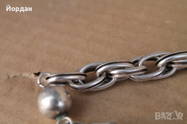 Мъжки сребърен ланец/синджир, снимка 8 - Колиета, медальони, синджири - 52496041