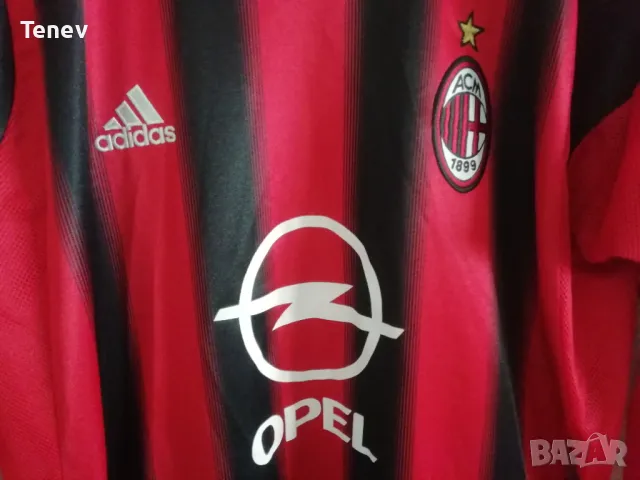 AC Milan 2004/2005 Champions League Adidas оригинална тениска фланелка Милан М Шампионска Лига, снимка 5 - Тениски - 49312119