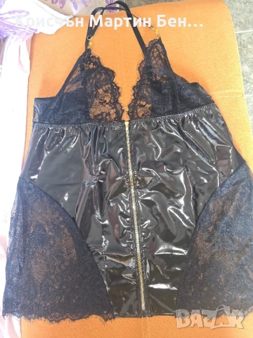 Бельо с цип Пънк с прозрачна флоарна дантела , снимка 8 - Бельо - 50985006