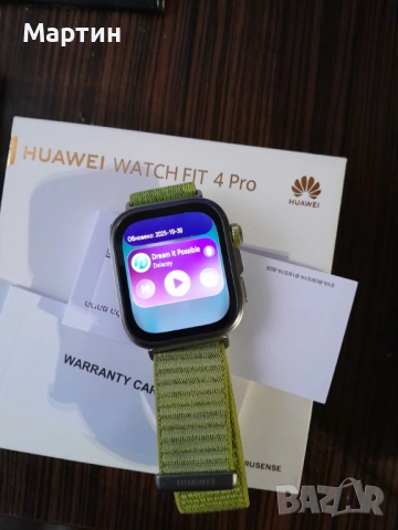 HUAWEI WATCH FIT 4 Pro, снимка 2 - Смарт часовници - 53924661
