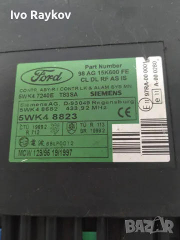 Комфорт модул за Ford  98AG15K600FA , 5WK48823, снимка 3 - Части - 49009608