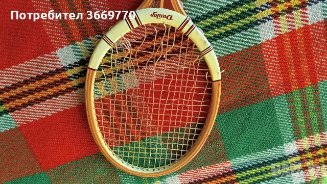 Винтидж тенис ракета Dunlop Maxplay, снимка 5 - Тенис - 48965500